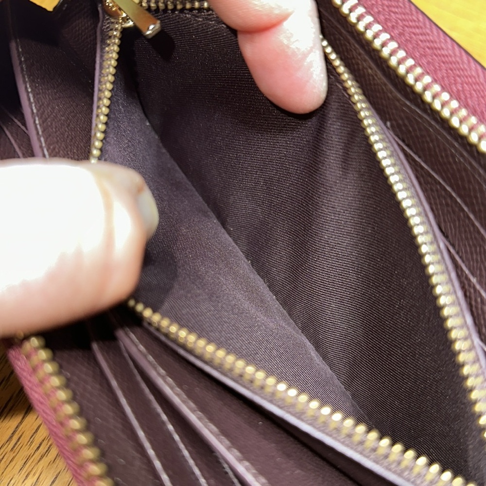 COACH Long Zip Around Wallet - Picture 13 of 16